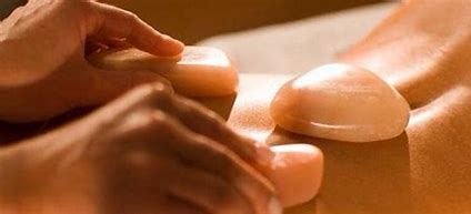 Salt stone massage